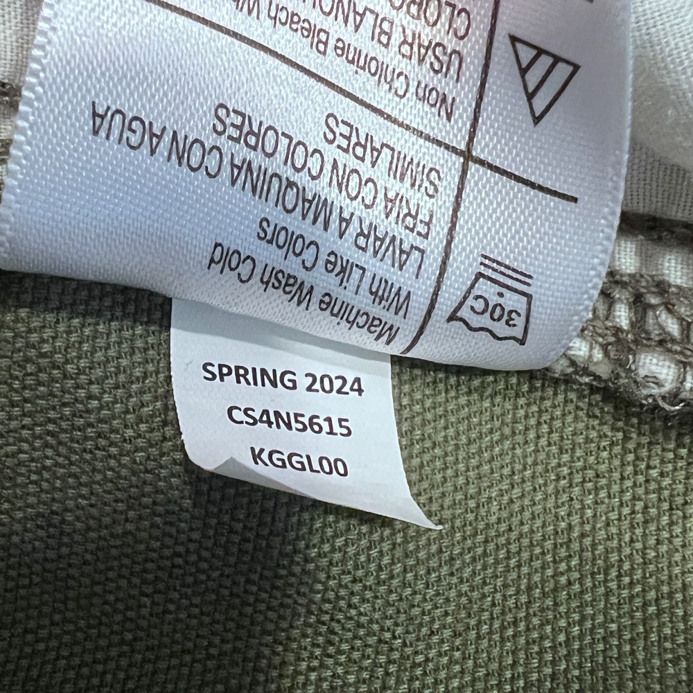 Coleman Olive Green Canvas Utility Shorts Size 34 Stretch Cotton Outdoor READ - Picture 11 of 11